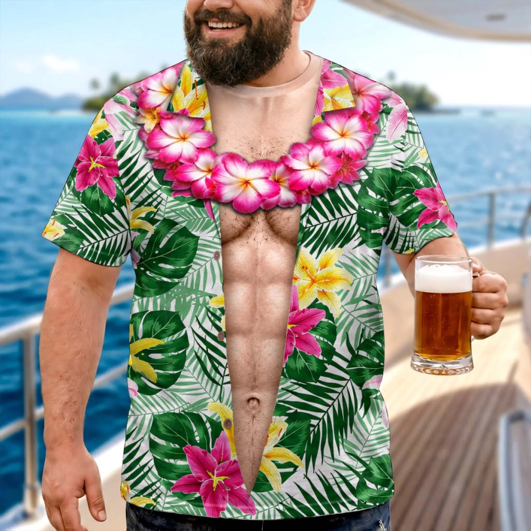 Custom Funny T-shirt - Personalized Birthday Gifts For Men - Beach Body Energy
