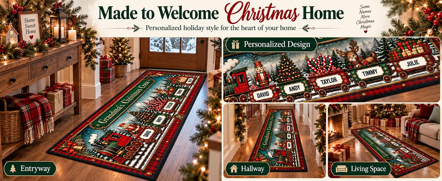 wrappiness home decor christmas rugs