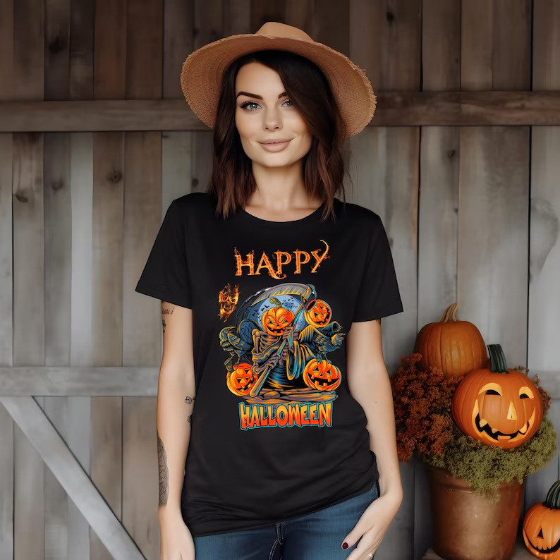 Happy Halloween Shirt: Scary Pumpkin Party Tee