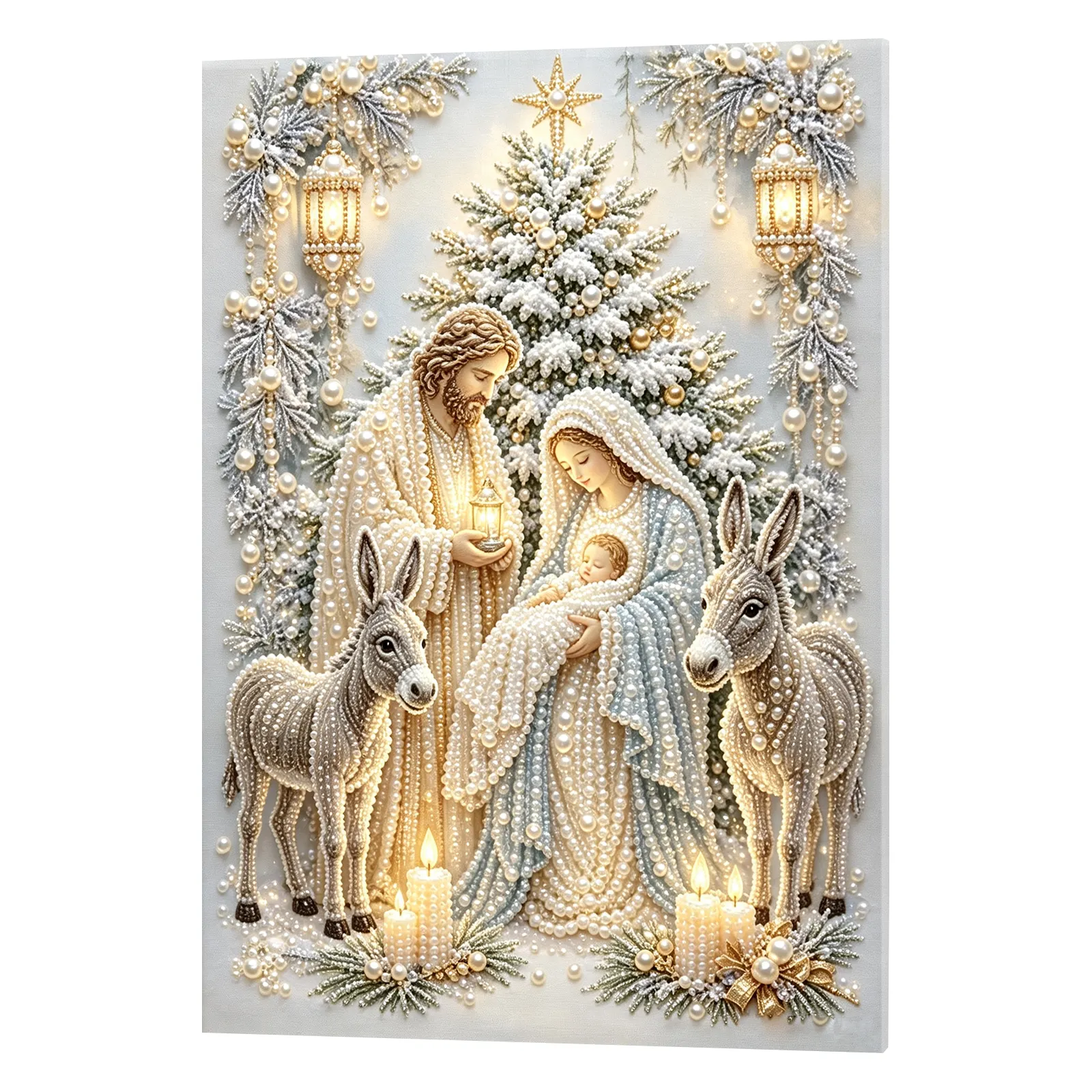 Jesus Family Framed Pearl Painting Kit 