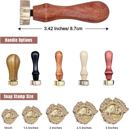 Custom Soap Stamp, DIY Soap Imprint Signature Stamp, Personalized Gift for Soap Crafter