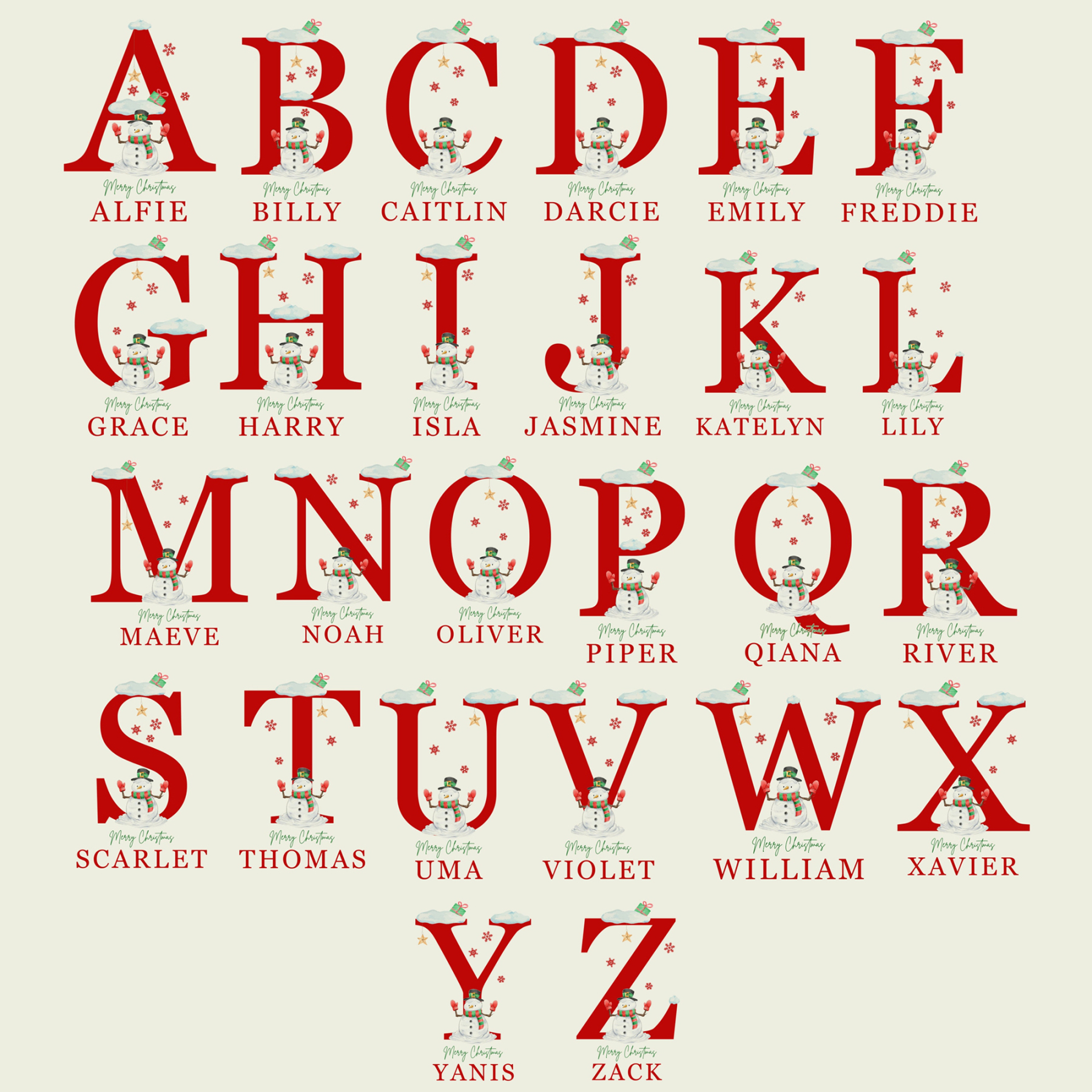 Personalized Christmas Santa Sack with Name & Initial, Custom Santa Gift Bag with Santa Claus Design, Holiday Present Sack