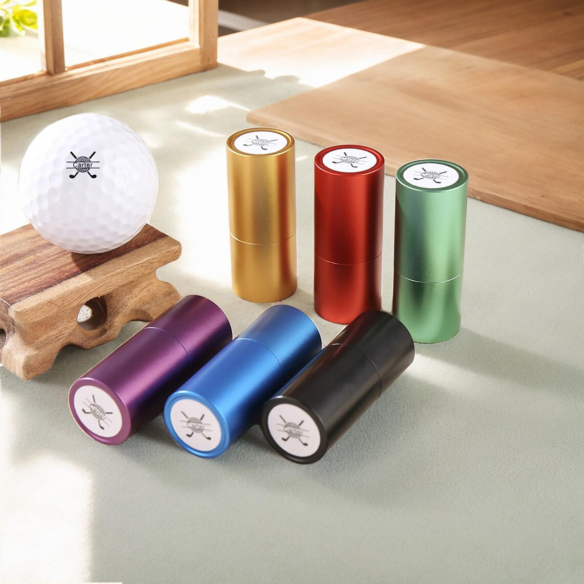 Personalized Golf Ball Stamp, Golf Ball Marker, Custom Ball Stamp, Custom Stainless Stamp, Ink Ball Stamp, Golfer Sport Gift