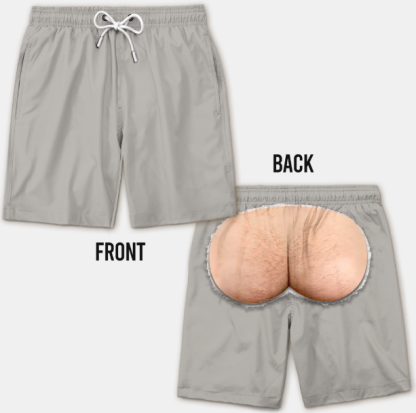 [Copy]Custom Funny Men Swim Trunks - Personalized Summer Vacation And Travel Gifts For Men - Style Over Rules