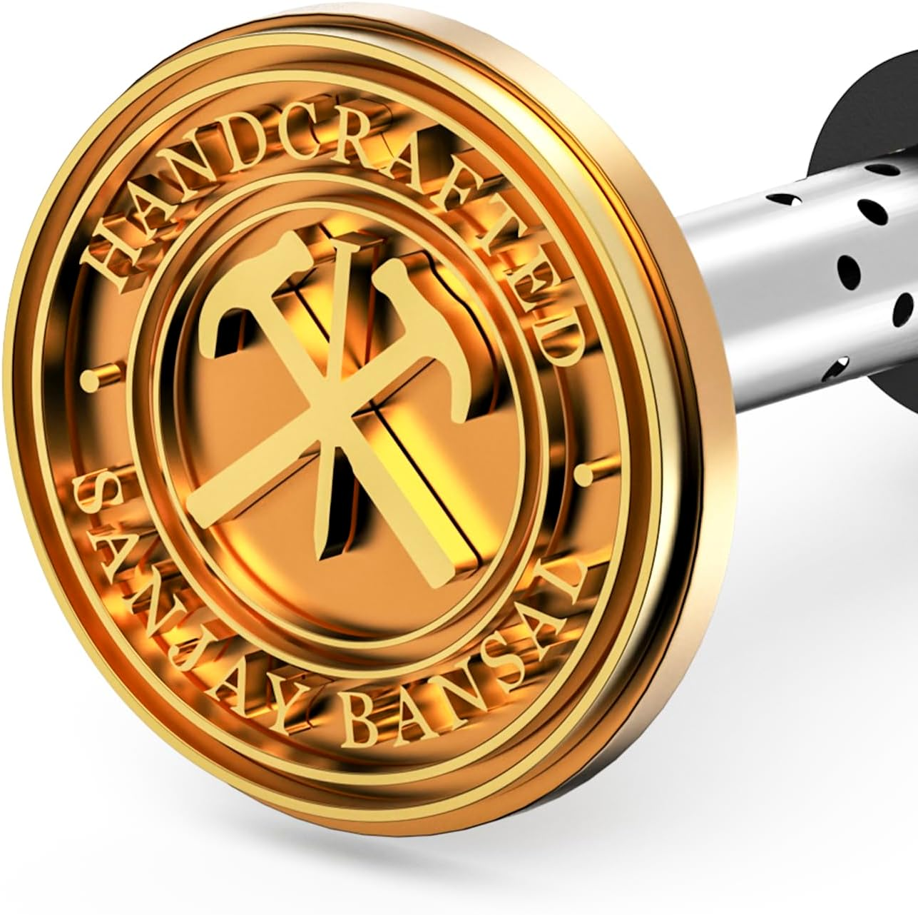 Custom Electric Wood Branding Iron - Personalized Logo Temperature-controlled Wood Burning Stamp, Metal Branding Iron for Leather Food Meat, Letter Branding Irons Gifts for Weddings & Handcraft