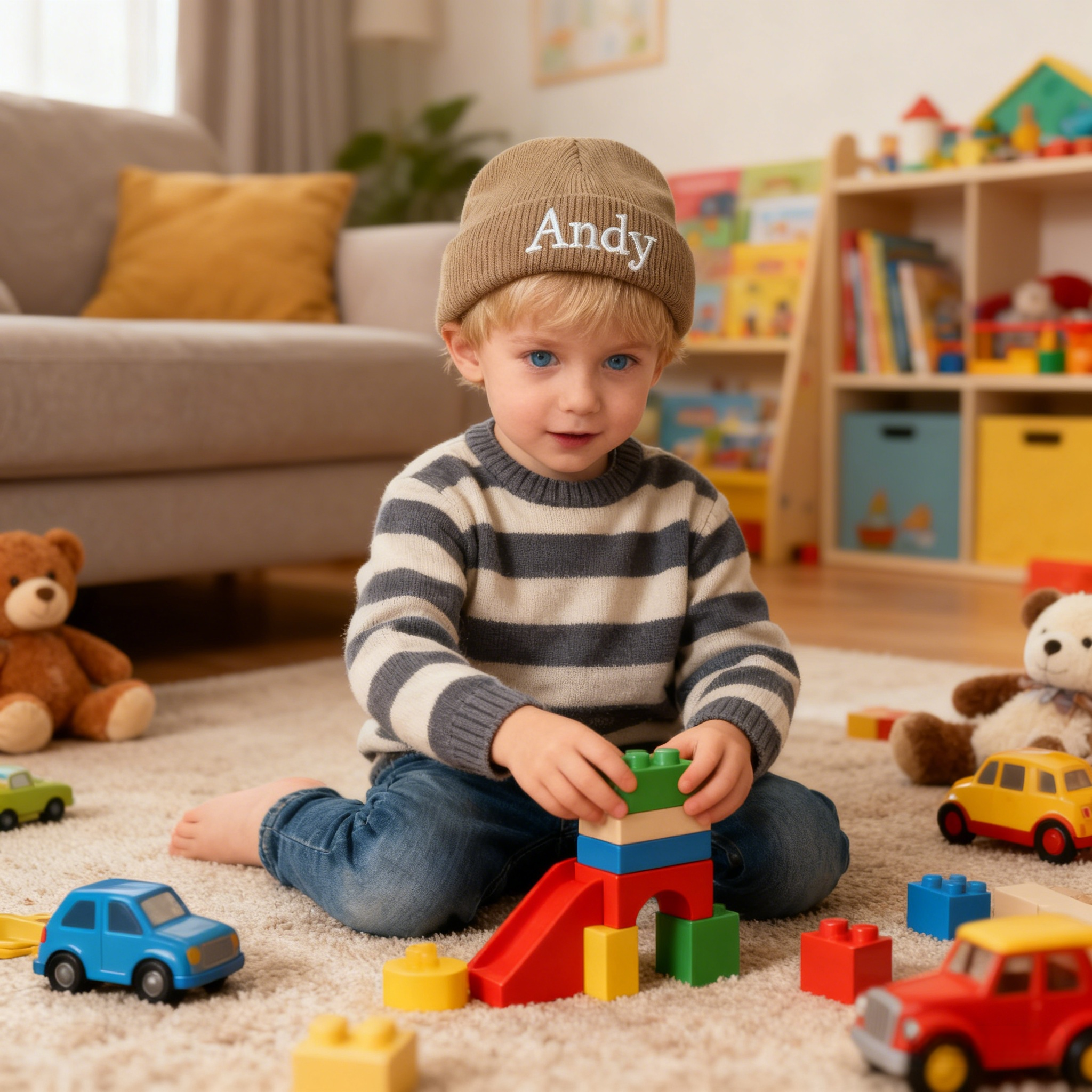 Embroidered Personalized Beanie – Sweet Baby Shower Gift & Gifts for Kids, Teens & Adults