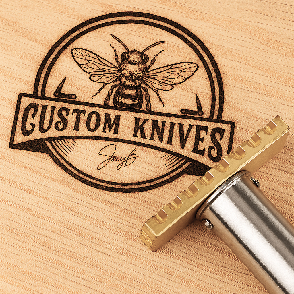 Custom branding iron for woodworkers , Wood burning stamp, Electric branding iron for wood , Wood branding iron