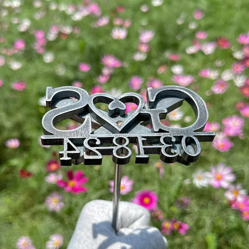 Wedding Branding Iron For Unity Ceremony - Date and Initials - Branding Ceremony, Rustic Wedding, Country Wedding