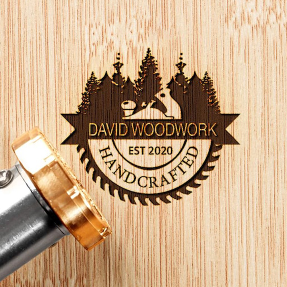 Custom wood branding iron electric wood burning stamp Wood burning stamp Gift for woodworkers Custom branding iron for leather