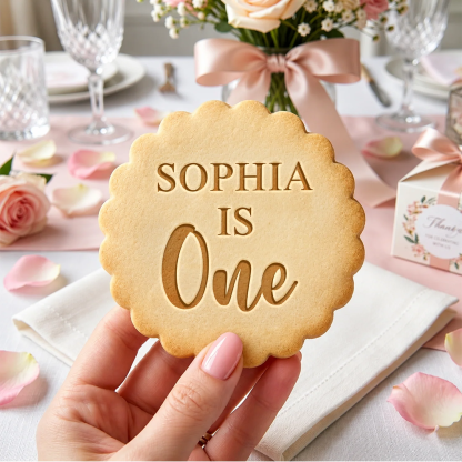 Custom Name Happy Birthday Cookie Stamp, Special Occasion Baking Accessory