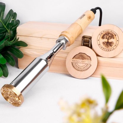 Custom Electric branding iron for wood, Personalized Branding Iron Stamp, Wood Stamp Custom, Wood burning stamp