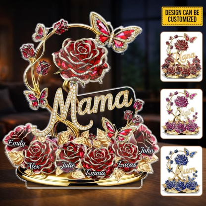 Custom Acrylic Plaque - Personalized Mother's Day Gifts For Mom, Grandma - Grandma And Mom Forever