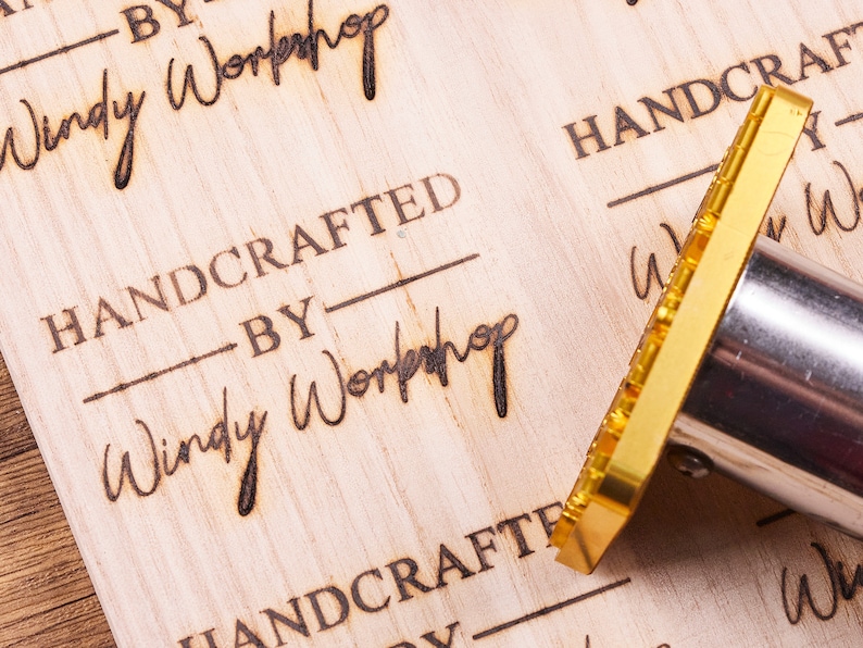 Custom Wood Branding Iron for Woodworkers/Burger, Electric Wood Burning Stamp Custom, Wood Branding Iron for Gift, Personalized Wood Stamp
