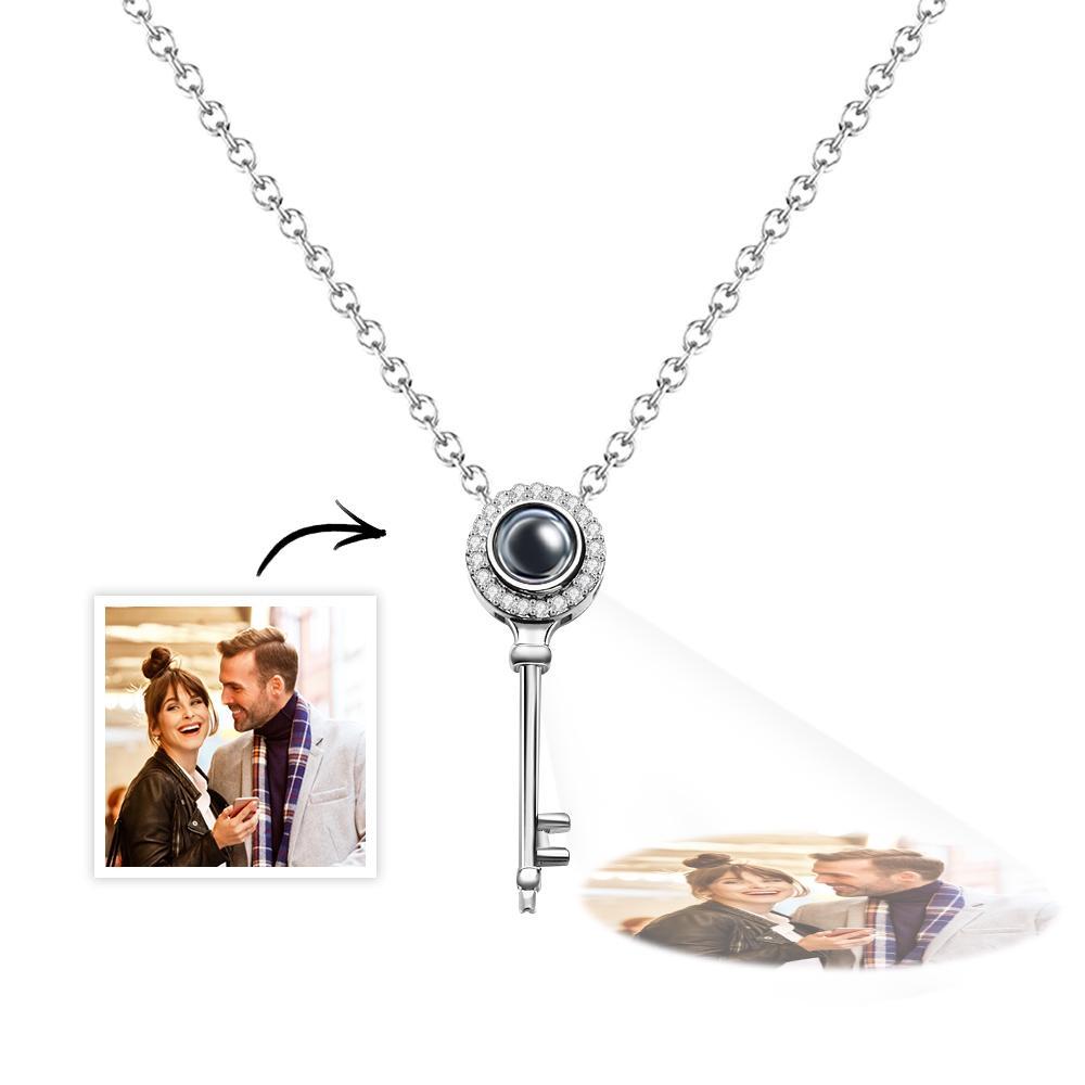 Photo Projection Necklace Personalized Picture Inside Pendant Keepsake