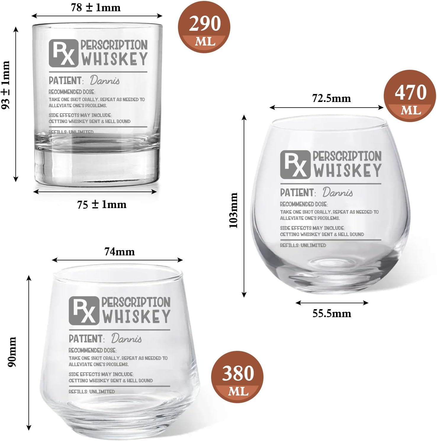 Personalized Bourbon Glass Gifts Scotch Glasses Birthday Congrats Gift Romantic Gifts For Him