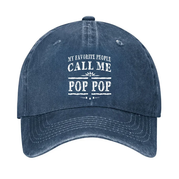 Pop Pop Gifts Grandpa Fathers Day Hat