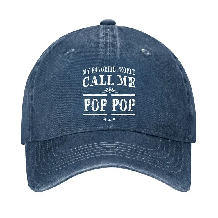 Pop Pop Gifts Grandpa Fathers Day Hat