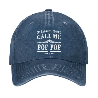 Pop Pop Gifts Grandpa Fathers Day Hat