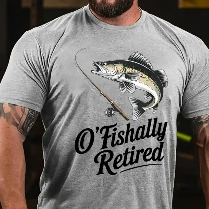 O'Fishally Retired Premium Fit Mens T-Shirt