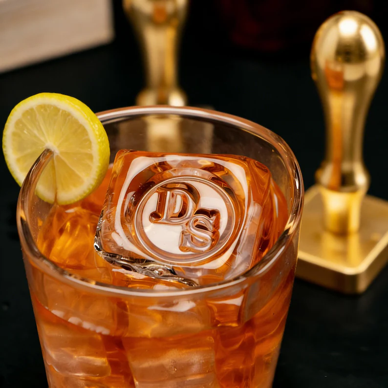 Personalized Ice Stamp, Custom Ice Cube Stamp, Ice Cubes Branding Stamp, Custom Bar Stamp, Stamp For Cold Drink, Ice Stamper