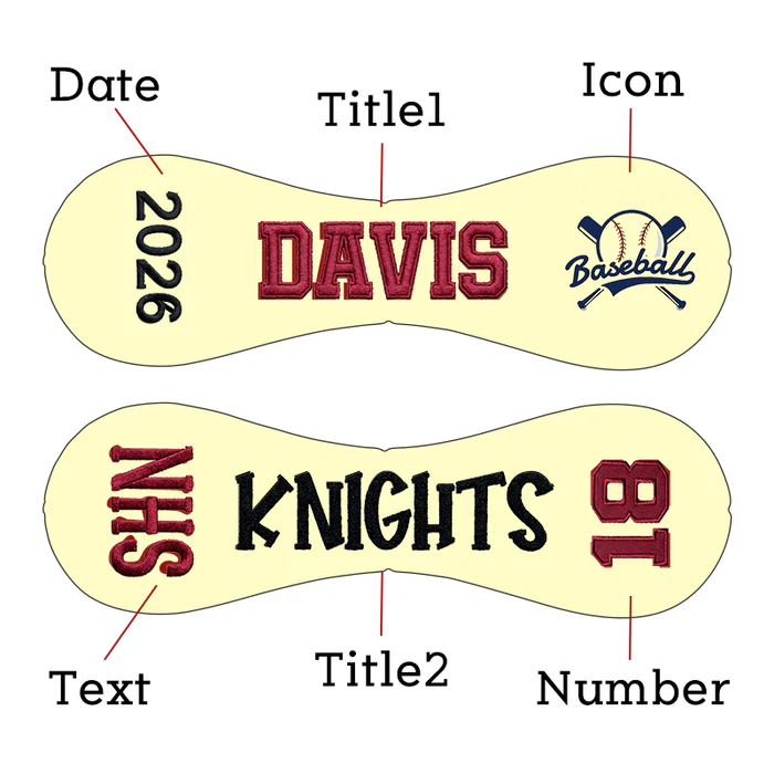 Personalized Baseball, Embroidered Baseball, Softball, Custom Baseball Gift, for kids, for Father’s Day, for sports fan Custom Gift Baseball