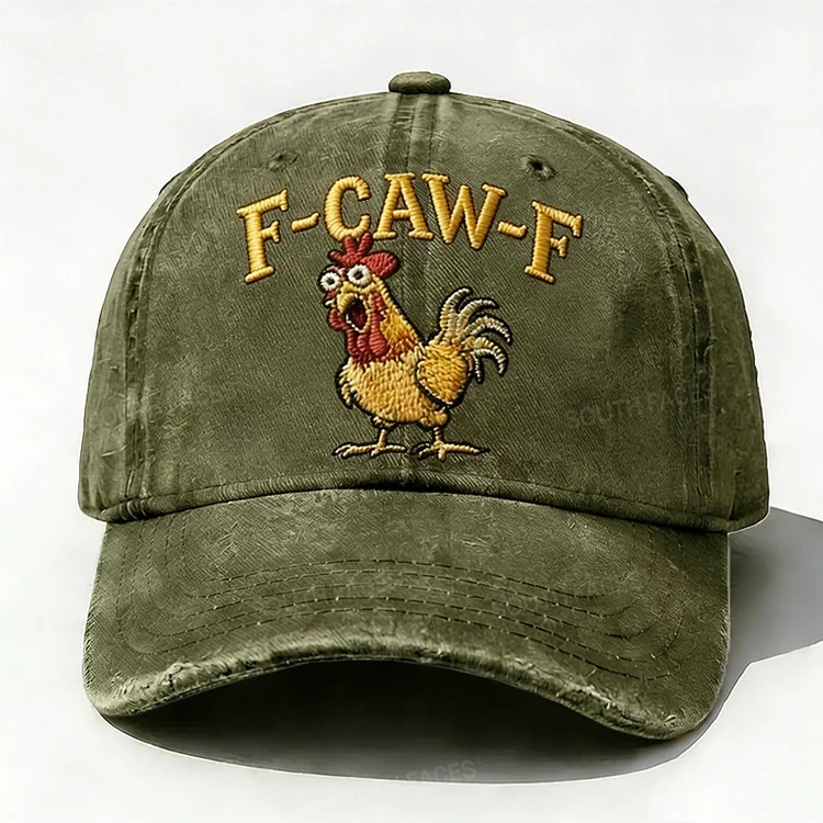 F-CAW-F Rooster Funny Hat