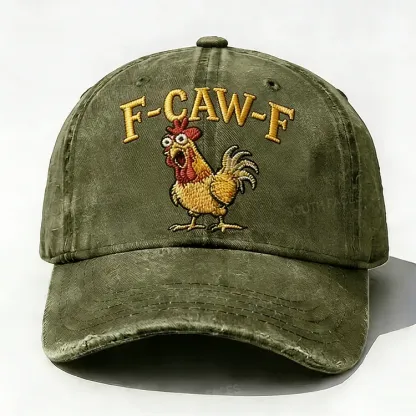 F-CAW-F Rooster Funny Hat