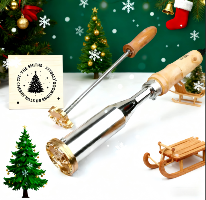 [Copy][Copy]Personalized Branding Iron with Custom Logo, Electric or Manual Options – Ideal for Wood Crafting, DIY Gifts and Workshops