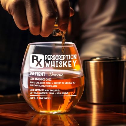 Personalized Bourbon Glass Gifts Scotch Glasses Birthday Congrats Gift Romantic Gifts For Him