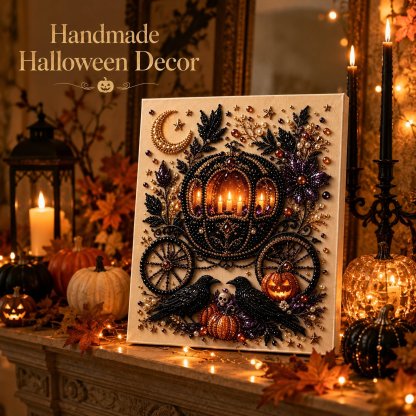 🎃Halloween Pearl Diamond Art DIY Kit👻 (No Mess, Beginner)
