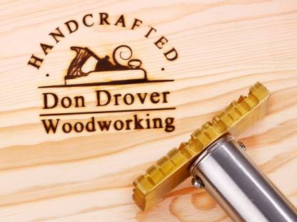 Custom woodworking branding iron with electric heater , Wood burning stamp with heater , Custom wood branding iron for gift
