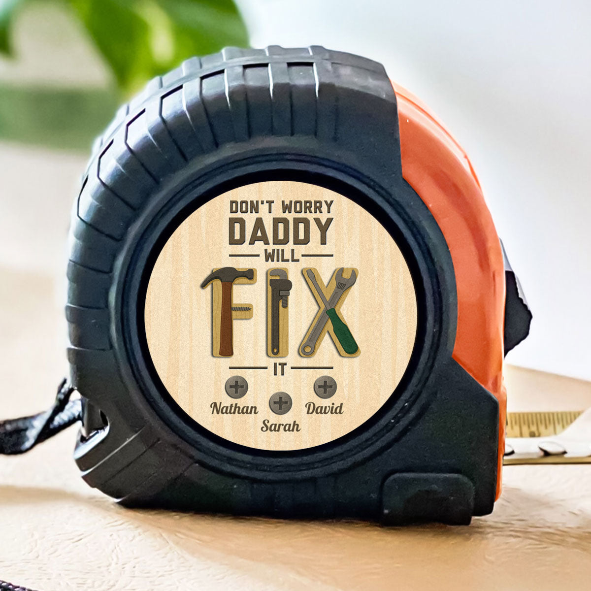 Fix It - Personalized Custom Tape Measure