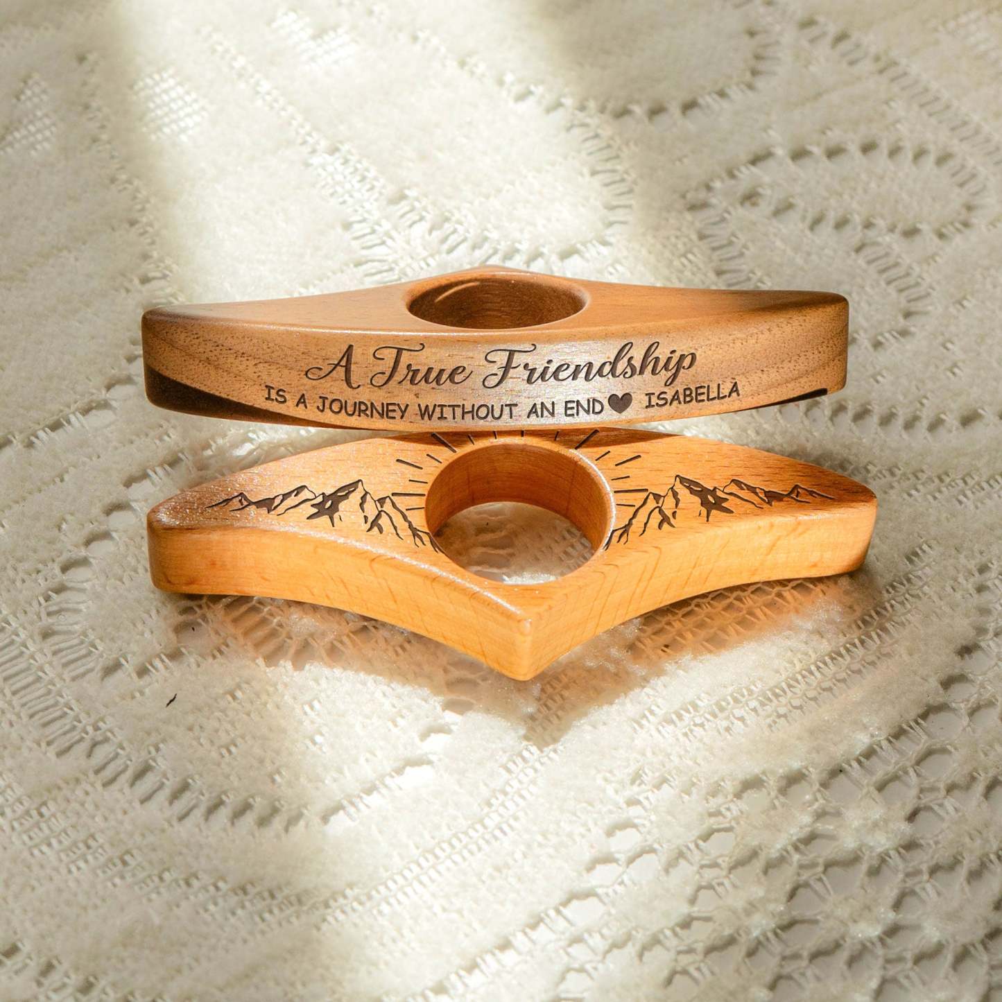A True Friendship Is A Journey Without An End - Personalized Book Page