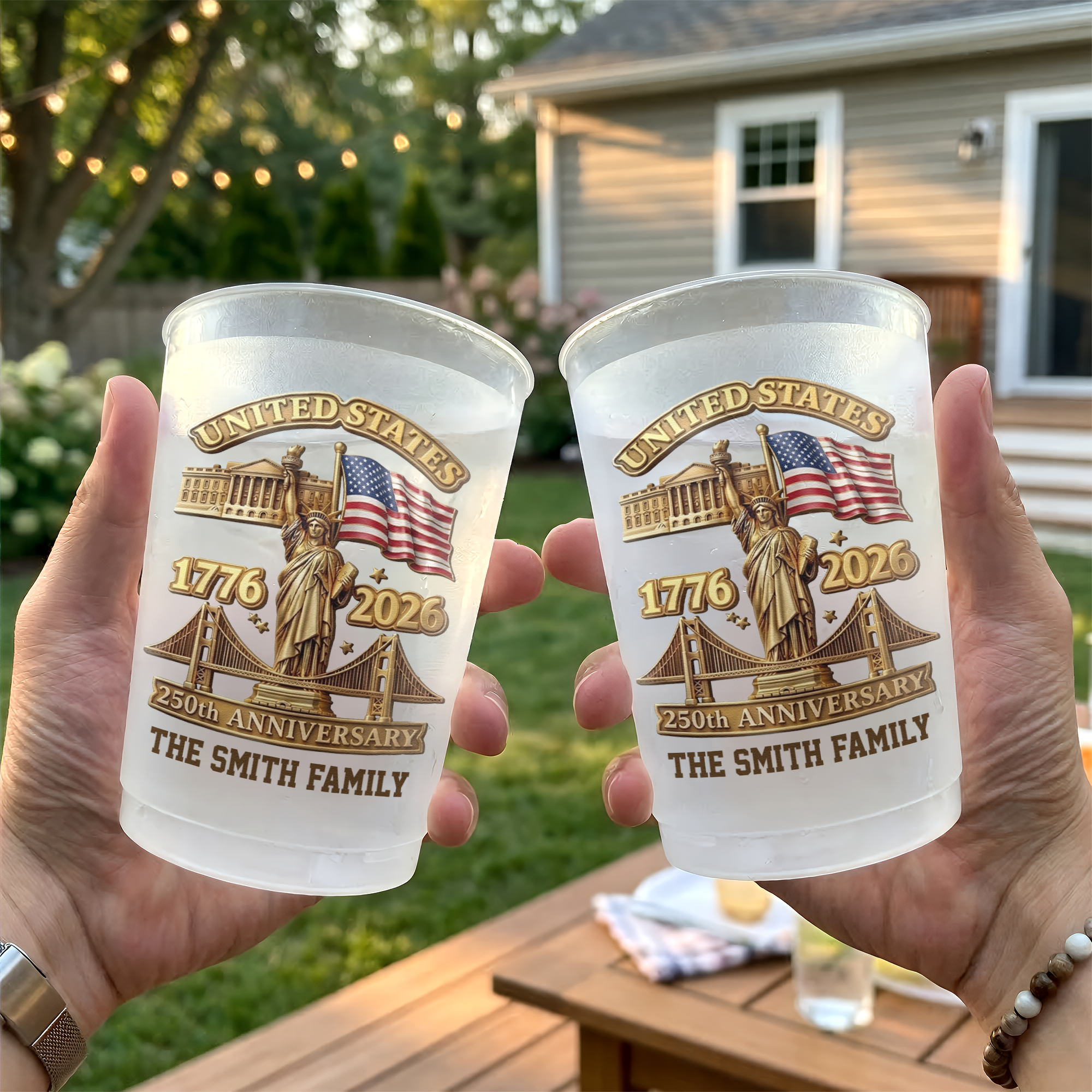 America 250th Anniversary - Personalized Cups
