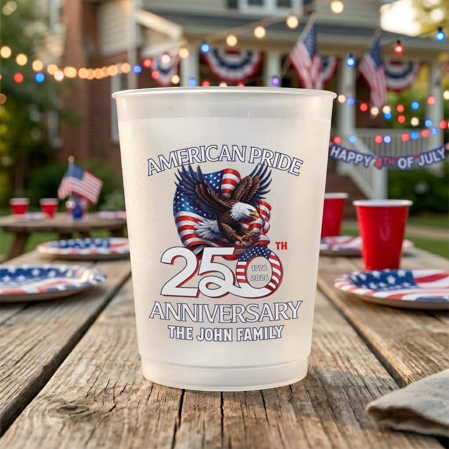 America Pride 250Th Anniversary - Personalized Cups