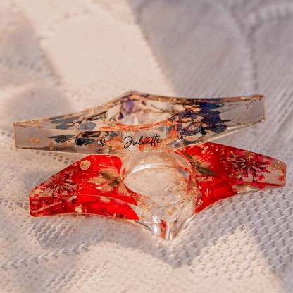 Personalized Resin Book Page Holder Real Flower, Floral Flower, Book Lover Perfect Book Lover Gift for Birthday or Anniversary 