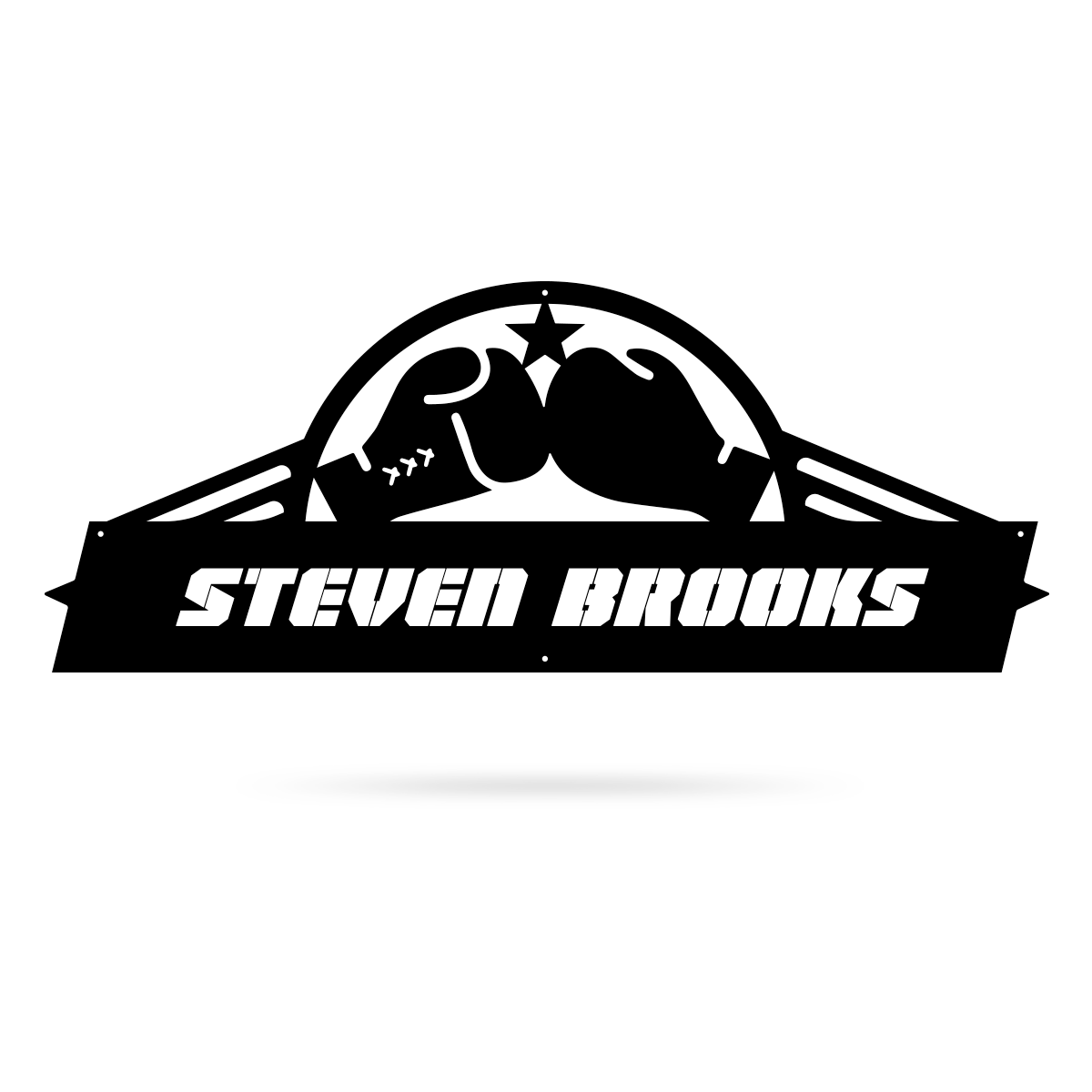 Boxing Gloves Monogram