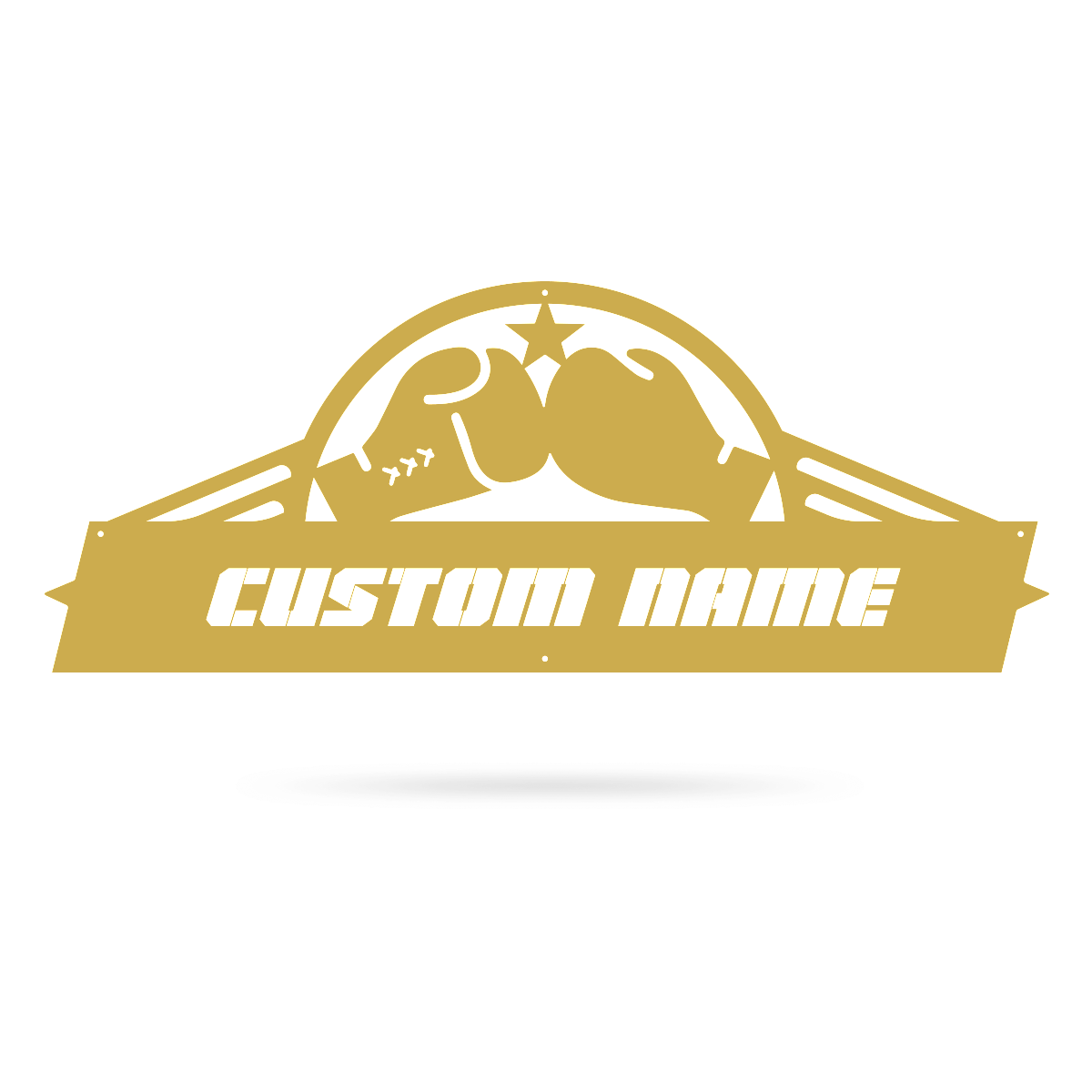 Boxing Gloves Monogram