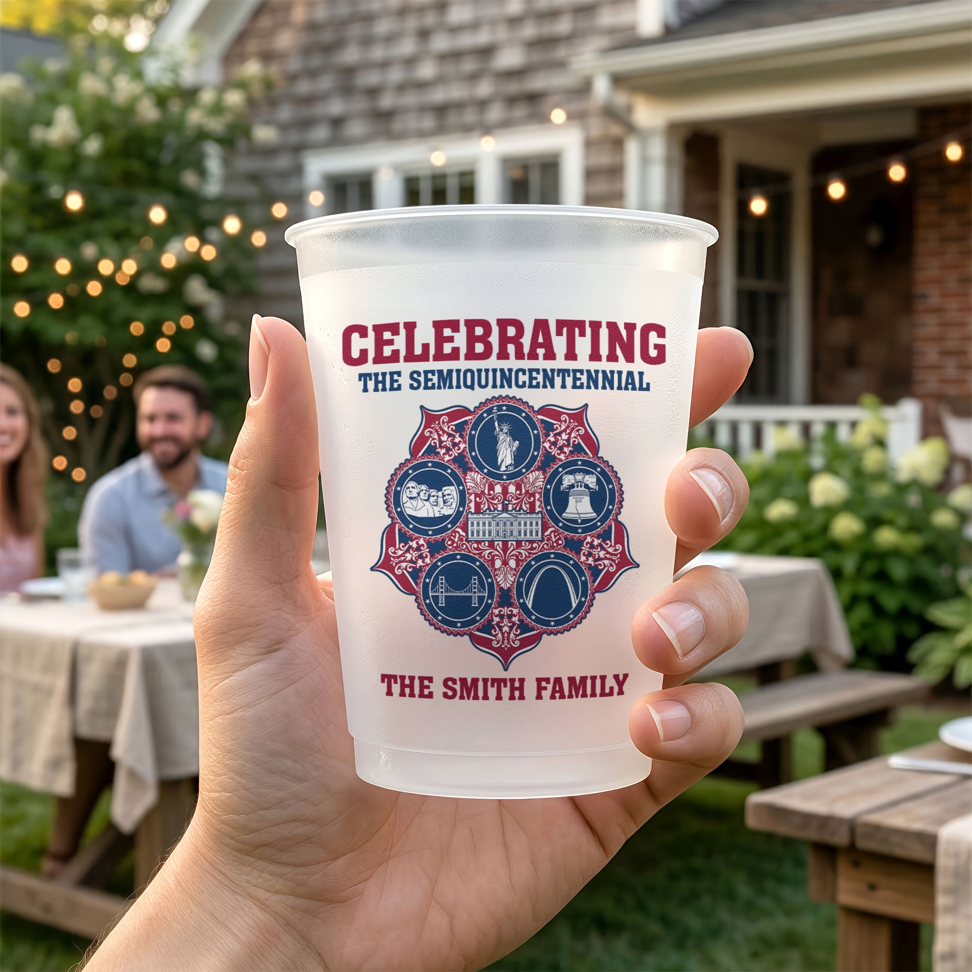 Celebrating America's Semiquincentennial - Personalized Cups
