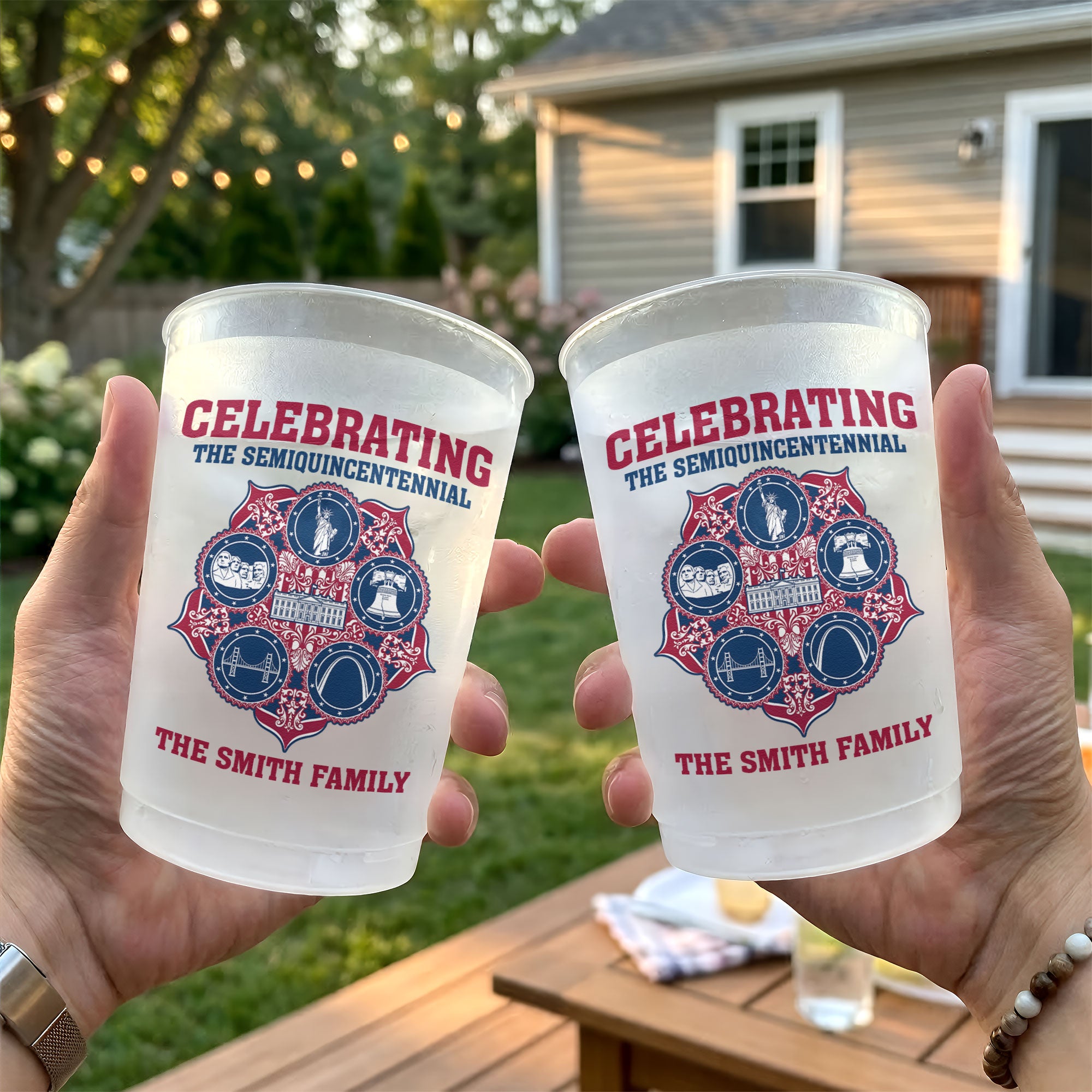 Celebrating America's Semiquincentennial - Personalized Cups
