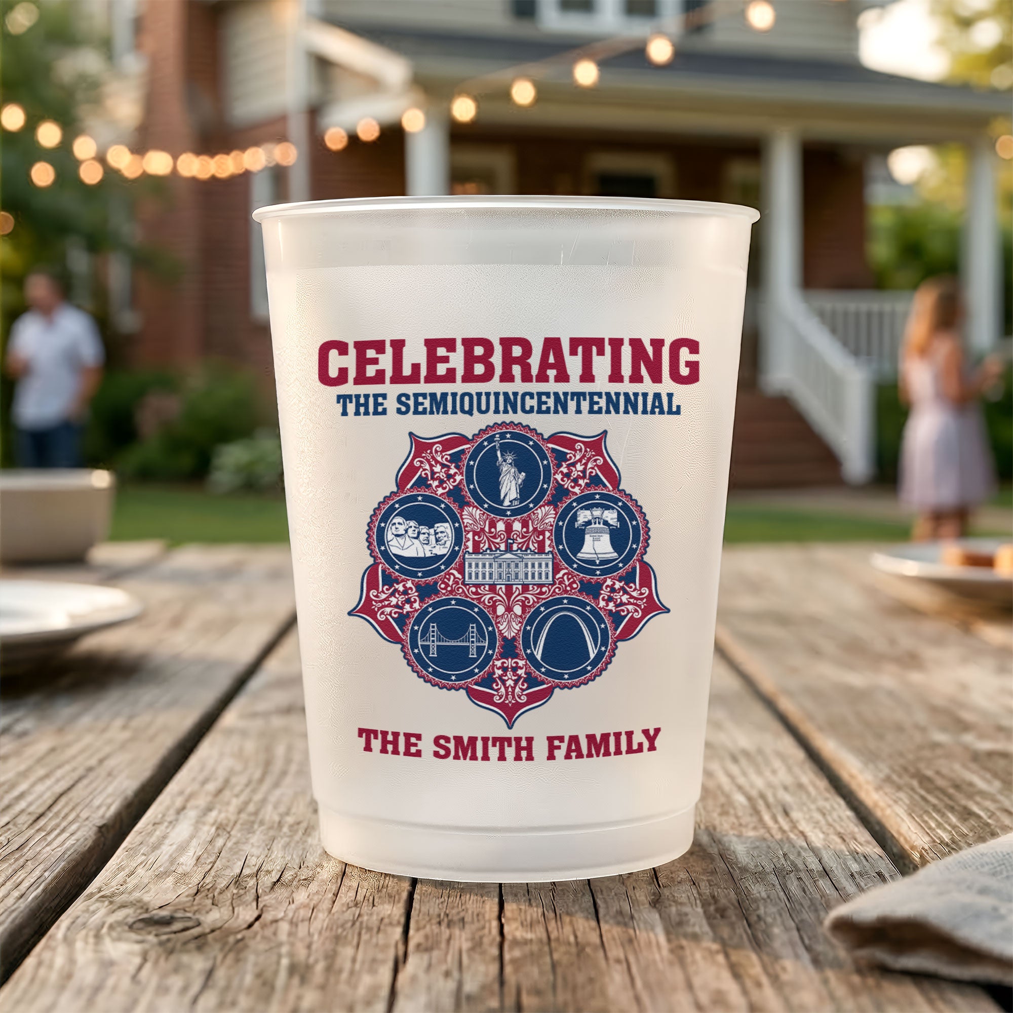 Celebrating America's Semiquincentennial - Personalized Cups