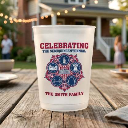 Celebrating America's Semiquincentennial - Personalized Cups