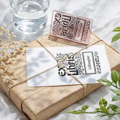 Custom Acrylic Rubber Stamps for Business & Crafts with Your Logo / Artwork