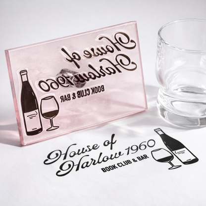 Custom Acrylic Rubber Stamps for Business & Crafts with Your Logo / Artwork