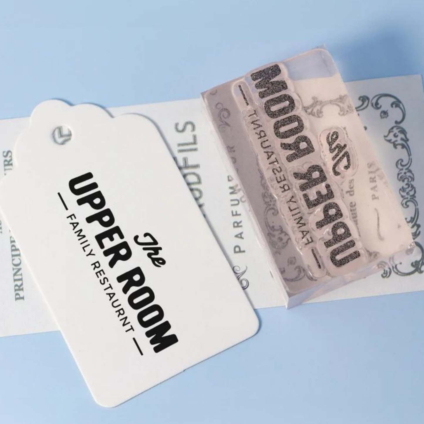 Custom Acrylic Rubber Stamps for Business & Crafts with Your Logo / Artwork