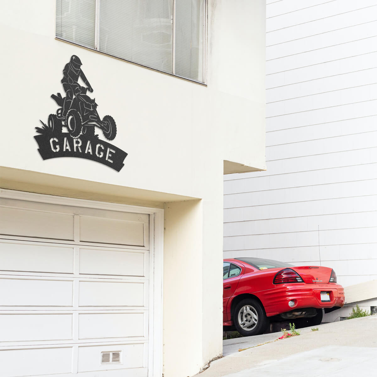 Four Wheeler Garage Metal Sign
