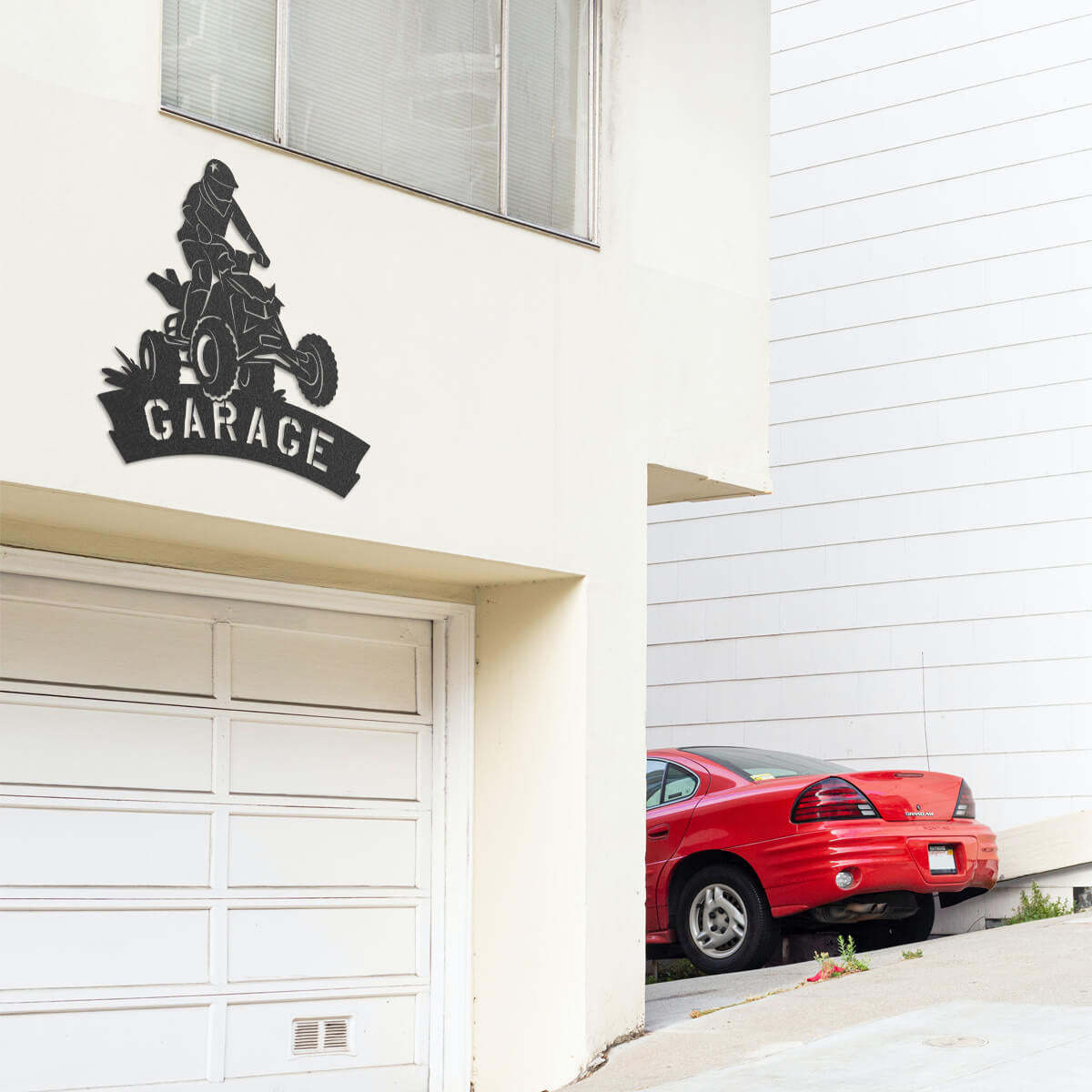 Four Wheeler Garage Metal Sign