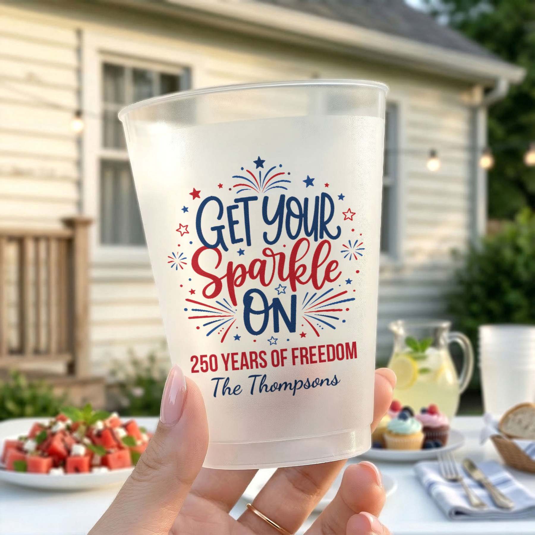 Let Freedom Ring - Personalized Cups