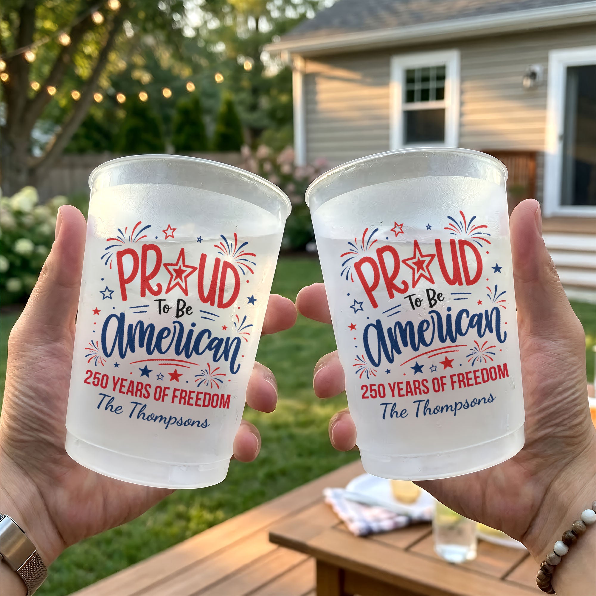 Let Freedom Ring - Personalized Cups