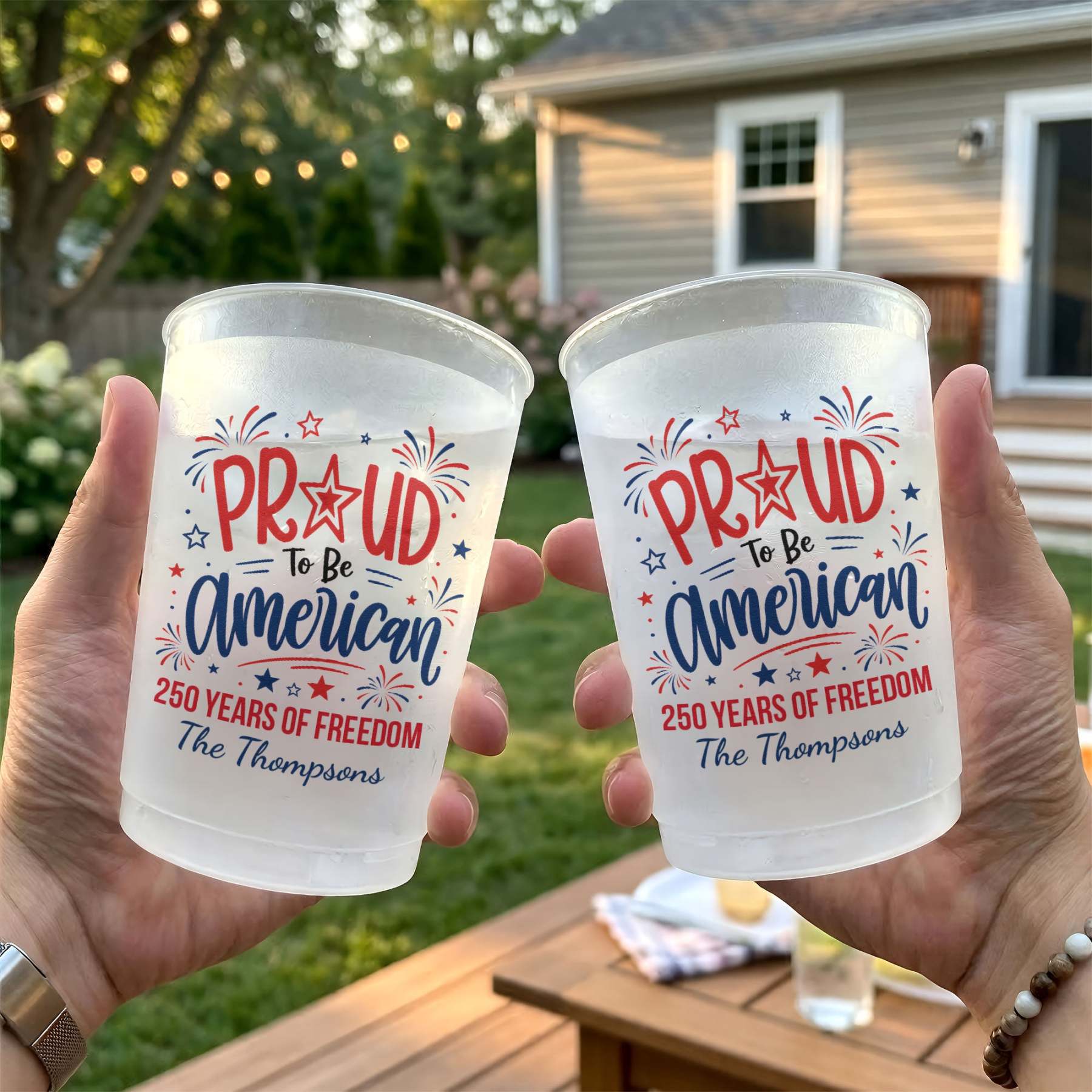Let Freedom Ring - Personalized Cups